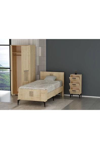 DEMONTE DECOR Asimo Çocuk Genç Odası Takımı (H-L-B) Safirmeşe-safirmeşe - 3