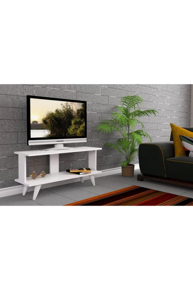 DEMONTE DECOR LİGHTDD TV SEHPASI BEYAZ - 2