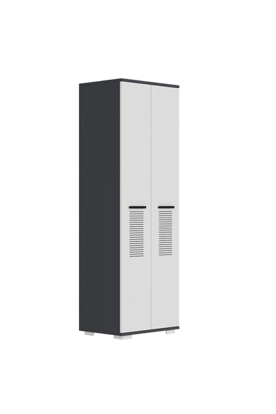 DEMONTE DECOR Asimo Çocuk Genç Odası Takımı (P-T-B) Antrasit-beyaz - 5