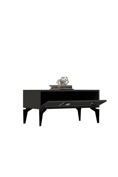 DEMONTE DECOR MADERA TV ÜNİTESİ,KONSOL ve ORTA SEHPA 3'LÜ SALON TAKIMI ANTRASİT-GÜMÜŞ - 7