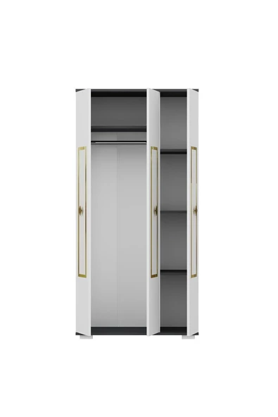 DEMONTE DECOR Norra Çocuk Genç Odası Takımı (C-L-G) Antrasit-beyaz-altın - 3