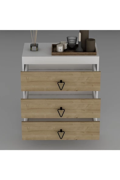 DEMONTE DECOR NİRVANNA ÇOCUK GENÇ ODASI (C-L-S-P) BEYAZ-SAFİRMEŞE - 4