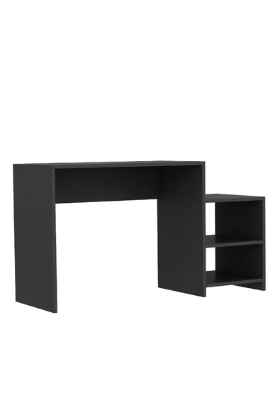 DEMONTE DECOR 2 Raflı Karen Çalışma Masası Antrasit - 4