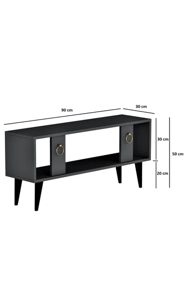 DEMONTE DECOR Peradd Tv Sehpasi Antrasi?t - 6