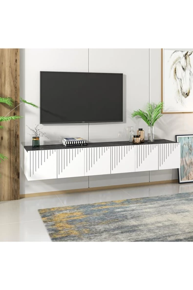 DEMONTE DECOR Artemis Tv Ünitesi Beyaz-royalmermer