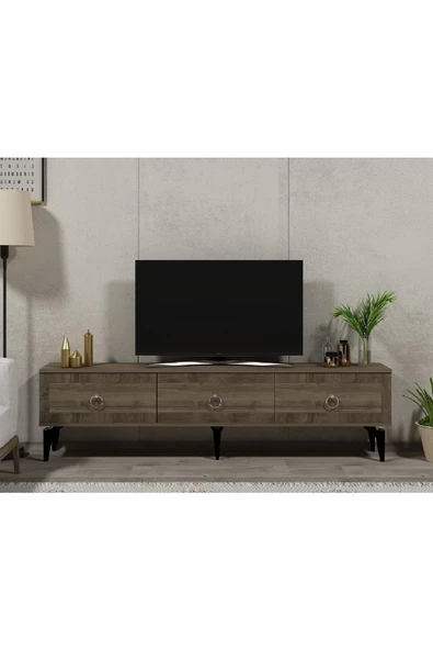 DEMONTE DECOR Sellen 180 Cm Tv Sehpası Ceviz-ceviz