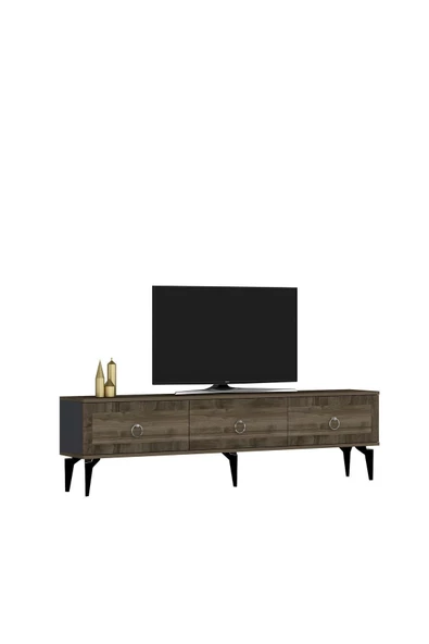DEMONTE DECOR Sellen 180 Cm Tv Sehpası Ceviz-ceviz - 5
