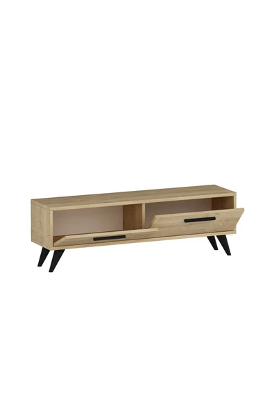 DEMONTE DECOR MELİSAA TV ÜNİTESİ, 120 CM, 2 KAPAKLI SAFİRMEŞE-SAFİRMEŞE - 4