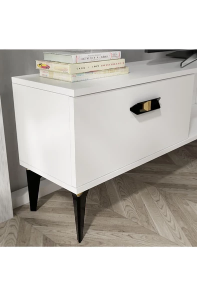 DEMONTE DECOR PLUS TV ÜNİTESİ TAKIMI BEYAZ-BEYAZ - 3