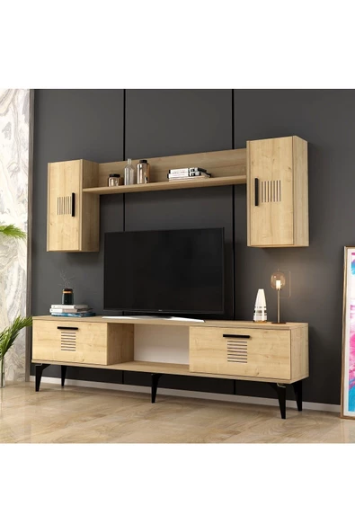 DEMONTE DECOR Asimo Tv Ünitesi Takım Safirmeşe-safirmeşe - 2