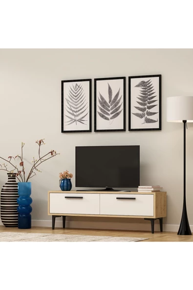 DEMONTE DECOR Leni Tv Ünitesi Safirmeşe-beyaz - 4