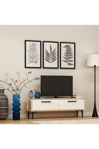 DEMONTE DECOR Leni Tv Ünitesi Safirmeşe-beyaz - 3