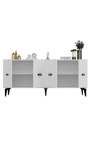 DEMONTE DECOR Fly 180 Cm Konsol (KX180) Beyaz-beyaz - 5