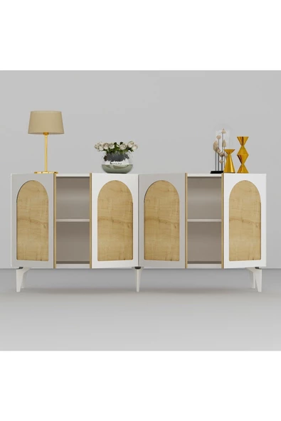 DEMONTE DECOR RUDY KONSOL BEYAZ-SAFİRMEŞE - 8