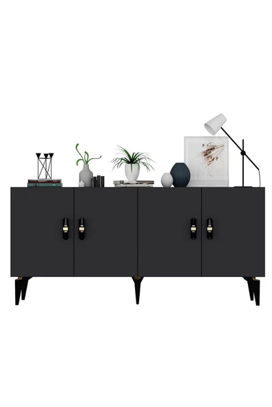 DEMONTE DECOR PLUS KONSOL ANTRASİT-ANTRASİT - 5