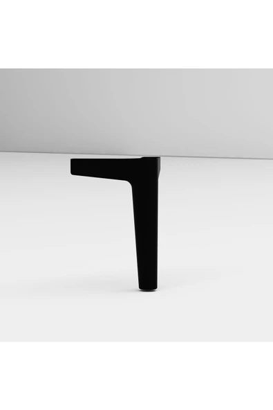DEMONTE DECOR MİNNA 15 CM SEHPA,TV ÜNİTESİ MOBİLYA AYAĞI ( 4 ADET) SİYAH - 2