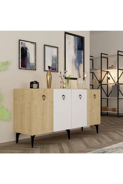 DEMONTE DECOR MİA KONSOL SAFİRMEŞE-BEYAZ