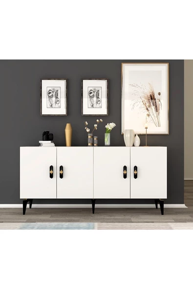 DEMONTE DECOR PLUS KONSOL BEYAZ-BEYAZ - 3