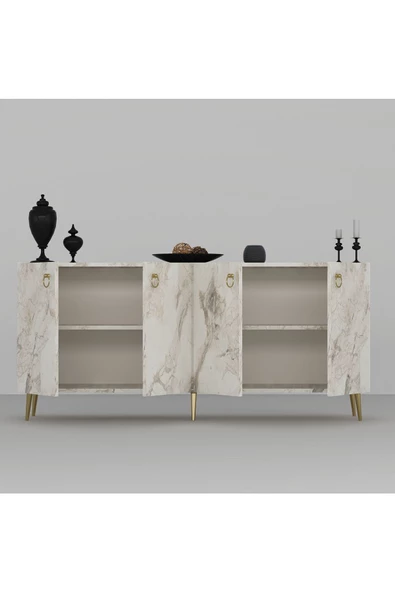 DEMONTE DECOR DROP KONSOL EFESMERMER-ALTIN - 4