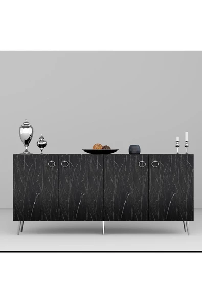 DEMONTE DECOR DROP KONSOL ROYALMERMER-GÜMÜŞ - 5