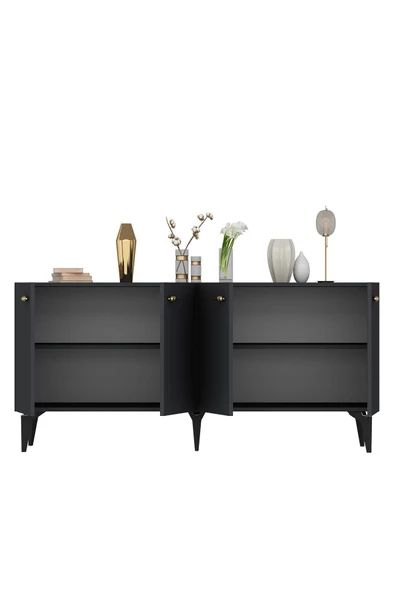 DEMONTE DECOR RÜYAM KONSOL ANTRASİT - 6