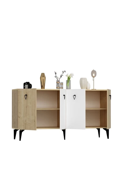 DEMONTE DECOR MİA KONSOL SAFİRMEŞE-BEYAZ - 5