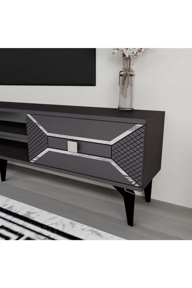 DEMONTE DECOR KARRE DOLAP,ÇEKMECE MOBİLYA KULBU (4 ADET) GÜMÜŞ - 3
