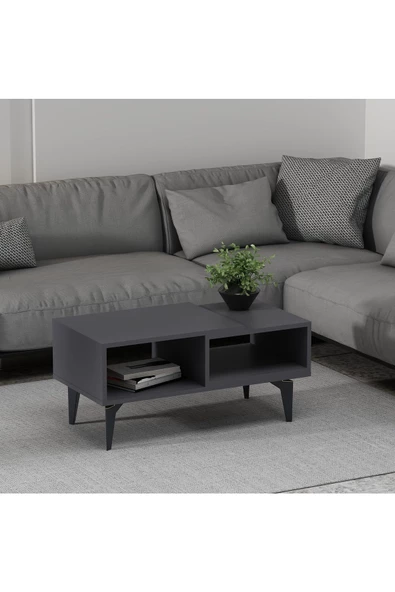 DEMONTE DECOR FLY ORTA SEHPA ANTRASİT-ANTRASİT