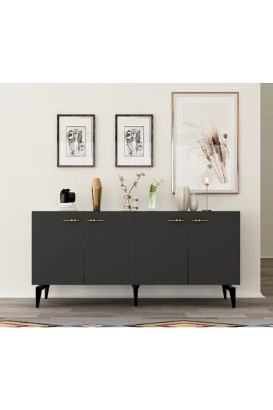 DEMONTE DECOR RÜYAM KONSOL ANTRASİT - 2