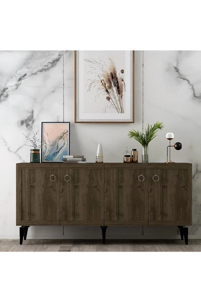 DEMONTE DECOR SELLEN KONSOL CEVİZ-CEVİZ