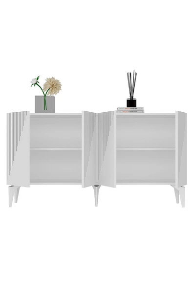 DEMONTE DECOR GRAND KONSOL BEYAZ-BEYAZ - 7