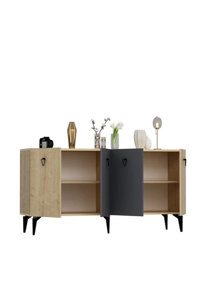 DEMONTE DECOR MİA KONSOL SAFİRMEŞE-ANTRASİT - 5