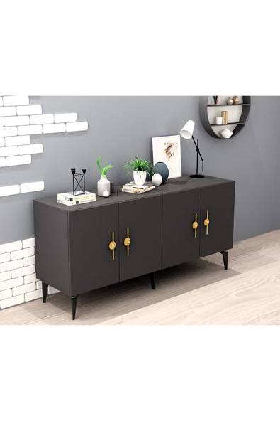 DEMONTE DECOR ZENİT KONSOL ANTRASİT-ANTRASİT