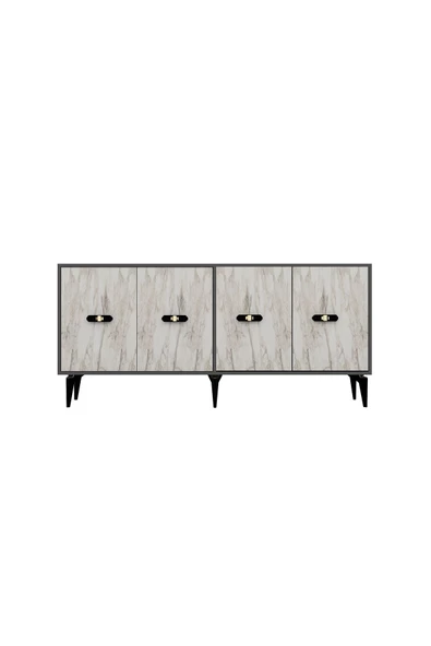 DEMONTE DECOR Fly 180 Cm Konsol (KX180) Antrasit-efesmermer - 3