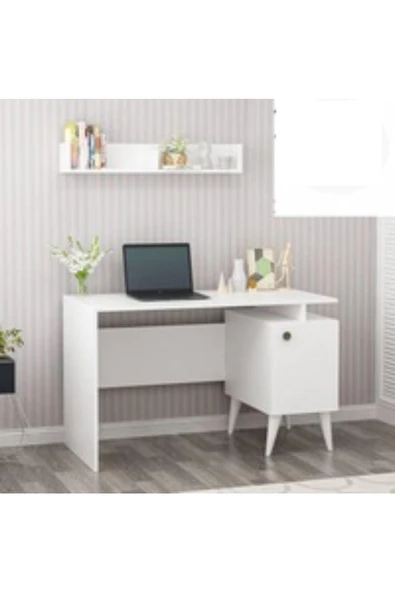 DEMONTE DECOR RETTRO 20 CM SEHPA,TV ÜNİTESİ MOBİLYA AYAĞI ( 4 ADET) BEYAZ - 2