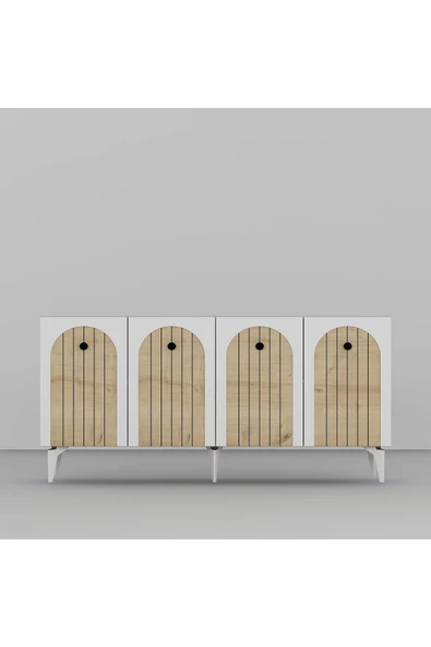 DEMONTE DECOR BREDDA KONSOL BEYAZ-SAFİRMEŞE - 3