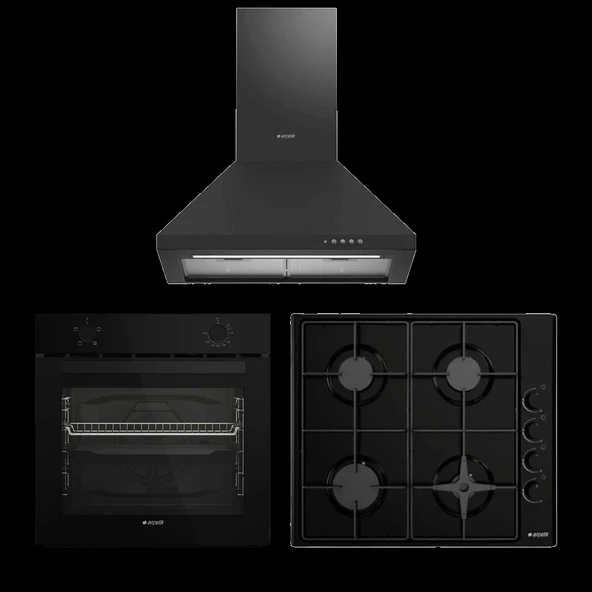 Arçelik Yeni Siyah Eko Ankastre Set ürün görseli