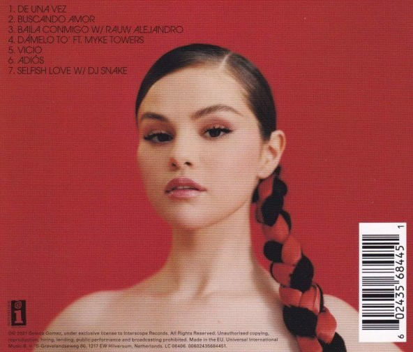 SELENA GOMEZ - REVELACION (STANDART) (CD) - 2