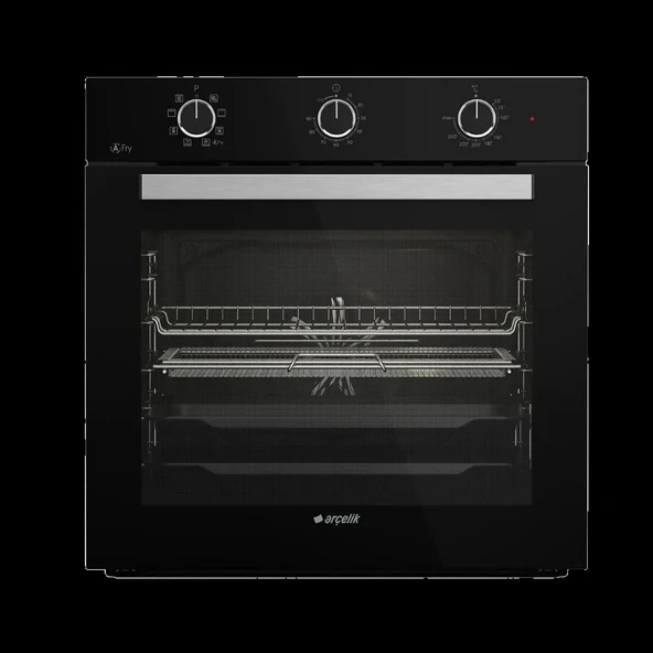 Arçelik Siyah Analog Ankastre Set - Resim 2