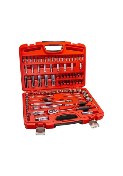 Ceta Form C20-96ph2 1/4"+1/2" 6 Köşe Lokma Anahtar Takımı 96 Parça