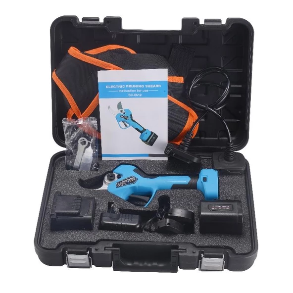 Suca SC 8612A LED Göstergeli Akülü Yüksek Budama Makası 45 mm 2.70 mt - 3