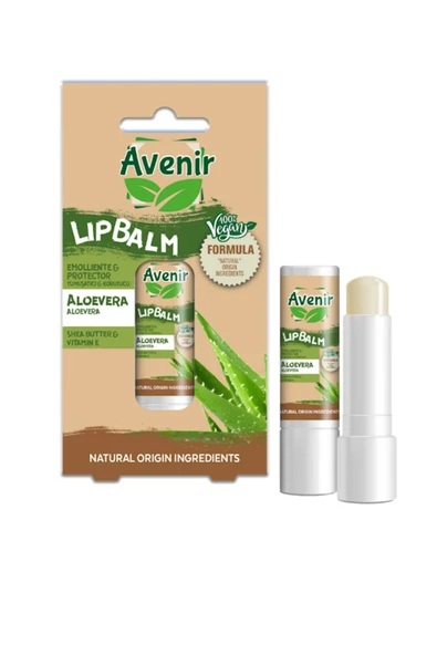 Avenir Stick Lip Balm Vegan Aloe Vera - 2