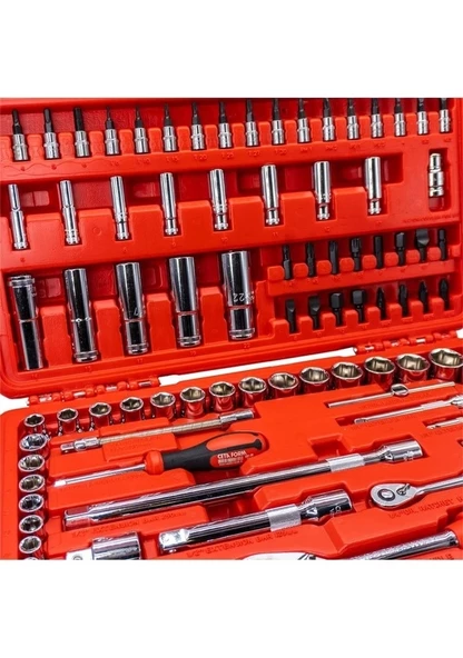 Ceta Form C20-96ph2 1/4"+1/2" 6 Köşe Lokma Anahtar Takımı 96 Parça - 2