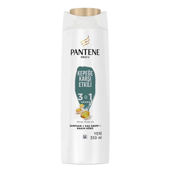 Pantene şampuan Kepeğe Kar. 350 Ml Paket (3 Adet)