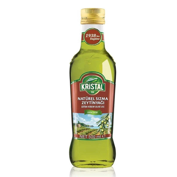 Kri̇stal Natürel Sızma Z.yağı şi̇şe 500 Ml Paket (3 Adet)