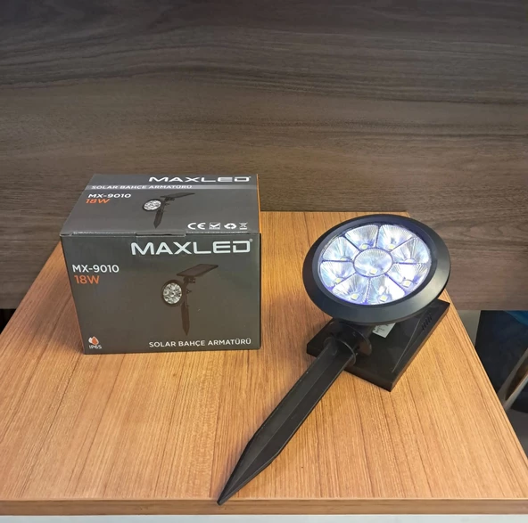 MAXLED 18W AMBER SOLAR BAHÇE ARMATÜRÜ