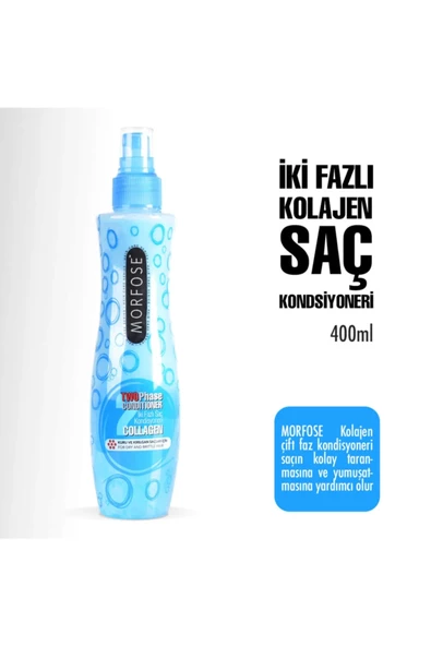 Morfose Collogen Fön Suyu 220 ml Saç Bakım Seti - 2