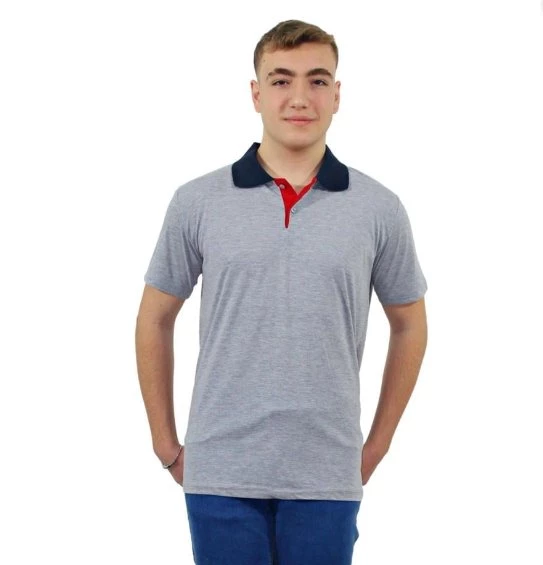 GRİ XL POLO YAKA TİŞÖRT