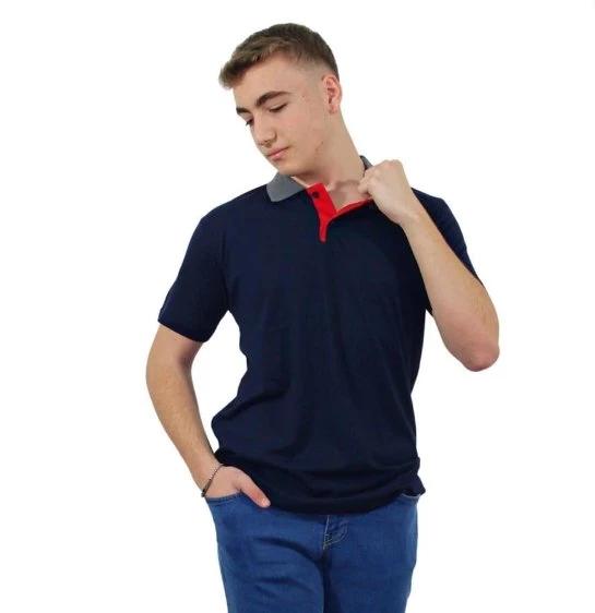 LACİVERT 3XL POLO YAKA TİŞÖRT
