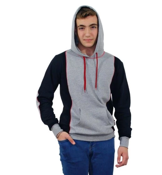 KAPÜŞONLU SWEAT İKİ İPLİK LACİVERT LARGE